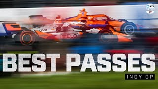 BEST passes and overtakes from 2024 Sonsio Grand Prix at Indianapolis  Onboard Camera  INDYCAR [upl. by Deegan]