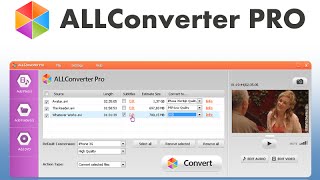 ALLConverter PRO  DVD to avi conversion [upl. by Ronnholm]