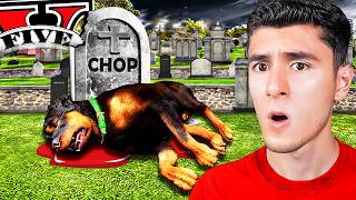 La MUERTE de CHOP en GTA 5 🐕 [upl. by Ailaham364]