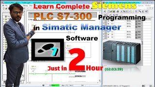 Siemens PLC Training for Beginners Ladder Diagram Siemens PLC Course S7300  Simatic Manager [upl. by Hussein712]