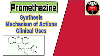 Synthesis of Promethazine  Mechanism of Actions  Uses  medicinal chemistry 5th Sem [upl. by Assilaj]