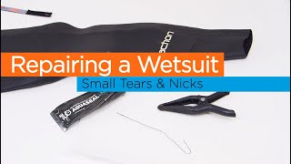 How to Repair a Ripped Wetsuit [upl. by Atnoved]