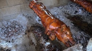 Puerto Rican Roasted Pig quotLechonquot [upl. by Gish]