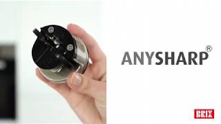 AnySharp PRO Knife Sharpener video demo [upl. by Ialokin955]