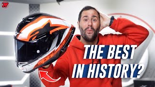 Alpinestars SUPERTECH R10 Helmet Review the best sports helmet FOR THE TRACK 🏁🚨 [upl. by Barrus399]