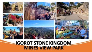 Baguio Philippines Iconic tourist spots  Igorot Stone Kingdom and Mines View Park [upl. by Meeks688]