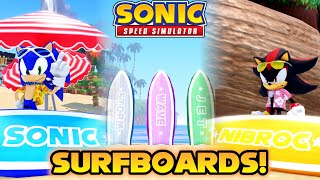 All Surfboard Locations in Sonic Speed Simulator [upl. by Aidas]