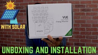 How to Install Emporia Gen 2 Vue Energy Monitor With Solar [upl. by Lletnahc]