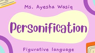 What is Personification  Definition with examples  Figurative Language literarydevices [upl. by Teak506]