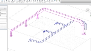 Beginner Tutorial Revit 2017  Creating an HVAC System [upl. by Vanzant]