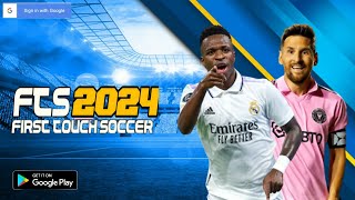 First Touch Soccer 2024 FTS 24 MOD APK OBB Data Download Best Graphics [upl. by Fania]