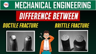 Ductile vs Brittle fracture  Ductile ampBrittle material Difference between ductile ampbrittlefracture [upl. by Ajdan]