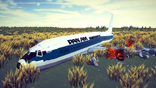 Realistic Fictional Airplane Crashes and Emergency Landings 9  Besiege [upl. by Cy]