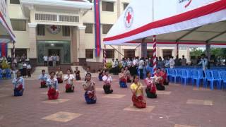 Robam Kakbath Krahom Croix Rouge Dance [upl. by Scharaga]