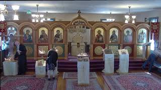 Chrismation and Divine Liturgy 20241006 [upl. by Anay958]