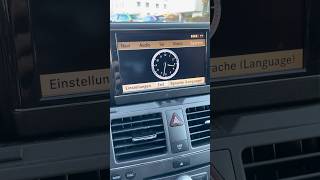 Mercedes Benz W204 Uhrzeit einstellen [upl. by Nnylesor379]