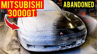 ABANDONED FOR 15 YEARS Mitsubishi 3000GT VR4 Turbo First Wash  Disaster Car Detailing Restoration [upl. by Taylor844]