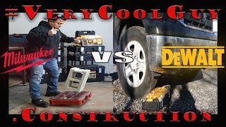 Milwaukee PACKOUT VS Dewalt TOUGHSYSTEM  Tool Box Torture Test [upl. by Dal]