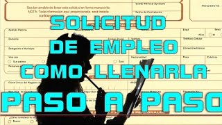 Solicitud de empleo como llenar y manipularla para no ser descartado  secretos revelados [upl. by Odessa]