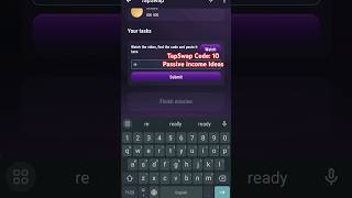 TapSwap Code 10 Passive income ideas July 23 2024 کد تپ سواپ [upl. by Tiertza]