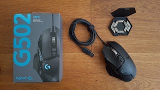 Logitech G502 Hero BEST GAMING MOUSE EVER Unboxing and Complete Setup [upl. by Eelynnhoj943]