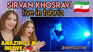 SIRVAN KHOSRAVI  Baroone Payizi  Live in Tabriz  سیروان خسروی  بارون پاییزی  کنسرت  Reaction [upl. by Forester]