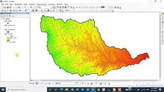 Watershed Delineation Using DEM Data Full  ArcGIS [upl. by Tinya610]