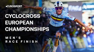 EUROPEAN TITLE SEALED 🥇  Mens CX European Championships  202425 Cyclocross Season [upl. by Imerej326]