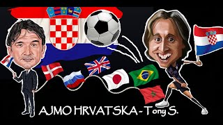 AJMO HRVATSKA  Tony S NAVIJAČKA pjesmaHrvatska 2024  2022  2018  1998 Navijačke pjesme [upl. by Daraj]