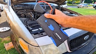 AUTOONE PORTABLE CAR BATTERY JUMP STARTER JS02 FORD CROWN VICTORIA MERCURY GRAND MARQUIS [upl. by Eilerua]