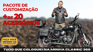 Customizações da minha royalenfieldclassic350 [upl. by Packton640]