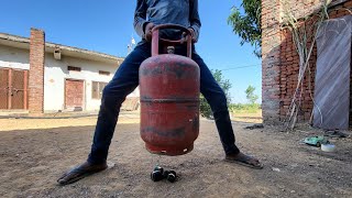 Diwali Sutli in Lpg Gass Cylinder  Testing Diwali Crackers [upl. by Merchant]