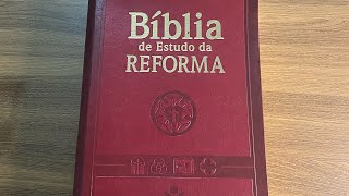 BÍBLIA DE ESTUDO DA REFORMA ARA  SOCIEDADE BÍBLICA DO BRASIL  REVIEW [upl. by Kohler]