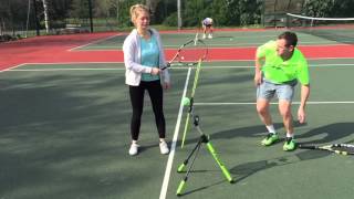 TopspinPro  Holly learns topspin in 90 seconds [upl. by Elleiand628]