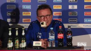 Pressekonferenz des SV 98 [upl. by Tarabar]