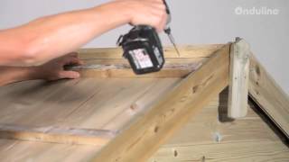 Made by me How to install Onduline roofing step by step [upl. by Nirmak741]