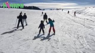 Winklmoosalm Kinder üben Skifahren [upl. by Adiraf353]