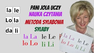 NAUKA CZYTANIA Metoda Sylabowa Sylaby LA LO LE LI Powtórzenie i Utrwalenie Sylab [upl. by Leahplar]