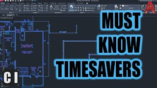 5 Must know AutoCAD Shortcuts amp Time Saving Commands AutoCAD Productivity Tips [upl. by Mosa]