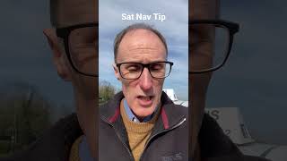 Quick Sat Nav tip for your driving test shorts [upl. by Nairolf]