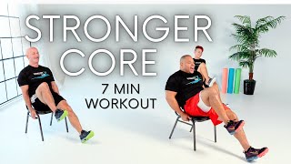 Strengthen Your Core in Just 7 Minutes Chair Workout for Seniors and Beginners [upl. by Gilmour]