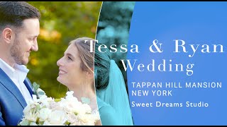 tessa ryan wedding tappan hill mansion new york [upl. by Naejamron297]