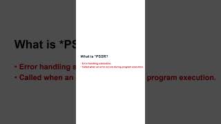 What is PSSR in IBM i AS400 [upl. by Aikemahs]