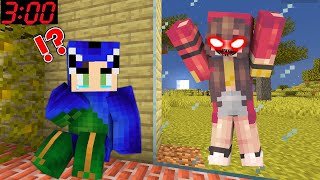 Scary Ekta Chasing Ayush at 300 AM in Minecraft 😱 [upl. by Eikram297]