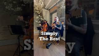 SIMPLY THE BEST Noah Reid  Tina Turner  Wedding Ceremony Entrance  The HoneyVoom Duo [upl. by Akamahs219]