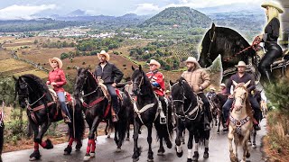 LA CABALGATA MAS GRANDE DE MICHOACAN  Festejando a la Virgen del Refugio en Condembaro Michoacan [upl. by Llerol386]