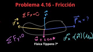 Física Tippens 416  Sección 47 Fricción [upl. by Naegem638]