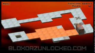 Bloxorz Level 27  71 moves minimum [upl. by Philine887]