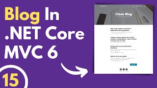 Blog in ASP NET Core 6 MVC  Part 15 [upl. by Eednarb]