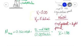 Benzoic acid  NaOH titration calculations [upl. by Devlen]